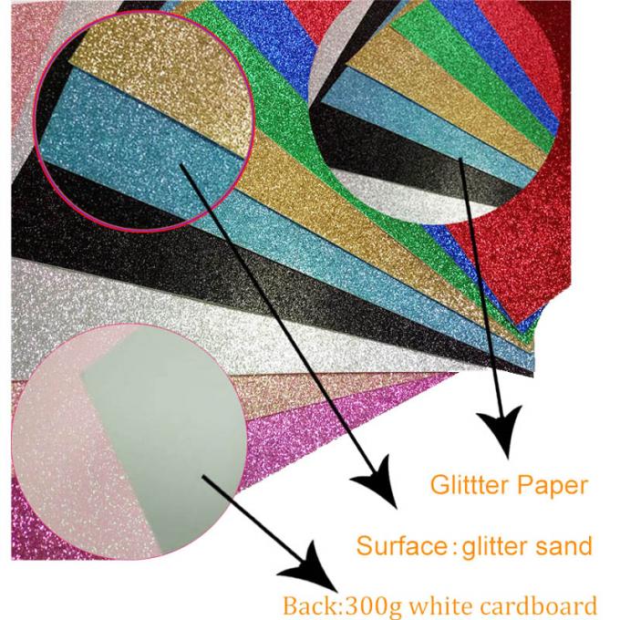Wonderful Invitation Glitter Card Paper Solid Glitter Paper With Glitter Various Color