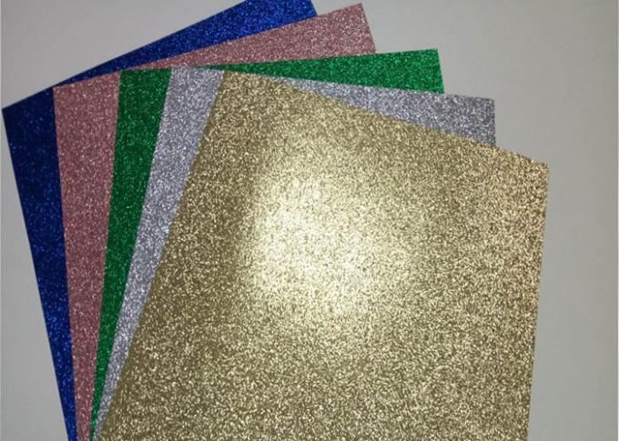 Handmade Color Corrugated Glitter Card Paper Holiday Decoration For Card Making