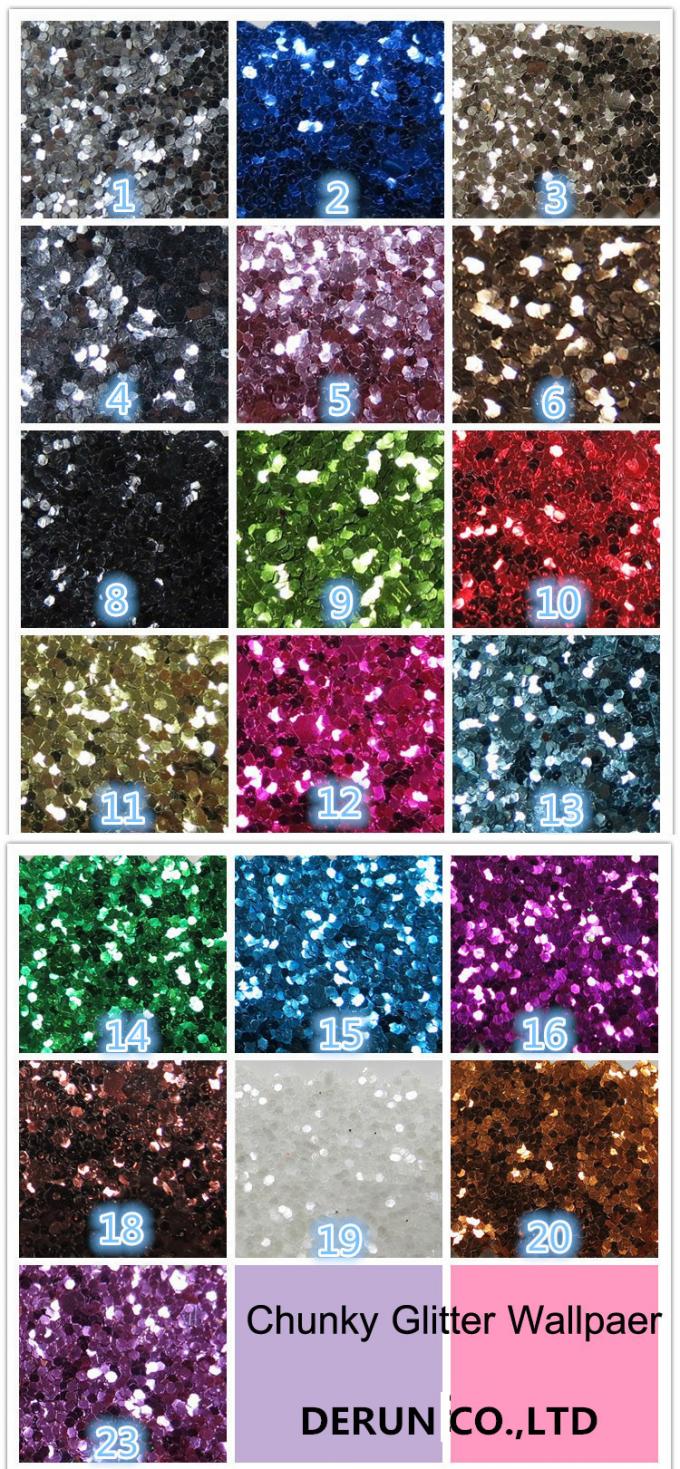 54" Width Glitter Colorful Metallic Glitter Fabric For Wall Paters And Crafts